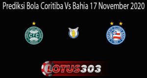 Prediksi Bola Coritiba Vs Bahia 17 November 2020